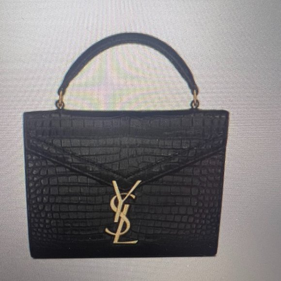 Yves Saint Laurent Other Ysl Cassandra Mini Top Handle Bag In Black